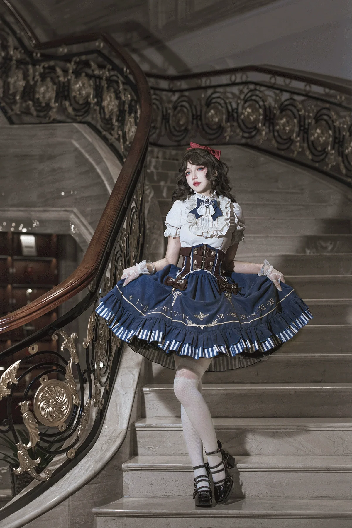 Gilded Pointer - Elegant Classic Lolita Skirt Suit Punk Lolita Style - Image 11
