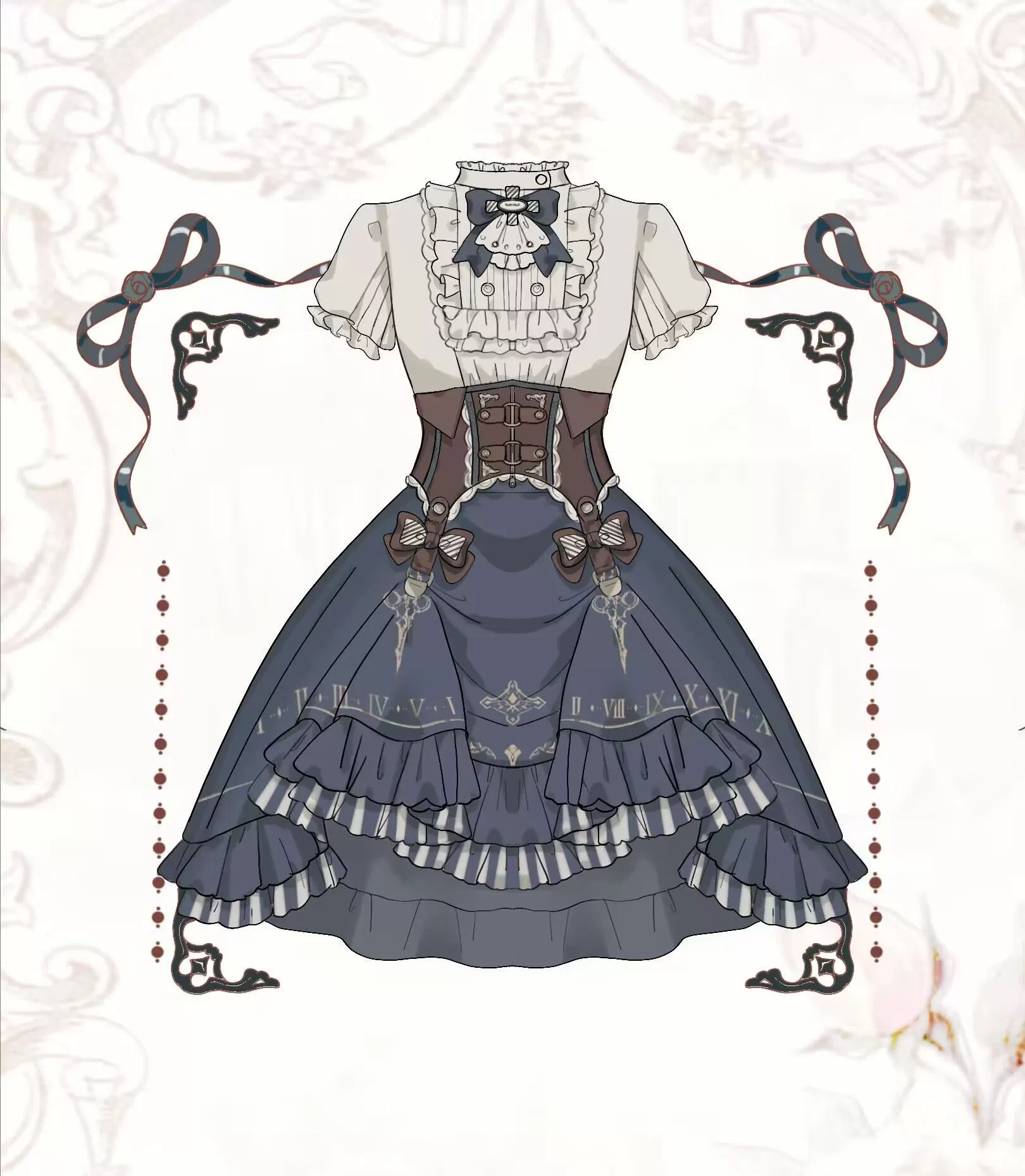 Gilded Pointer - Elegant Classic Lolita Skirt Suit Punk Lolita Style - Image 22