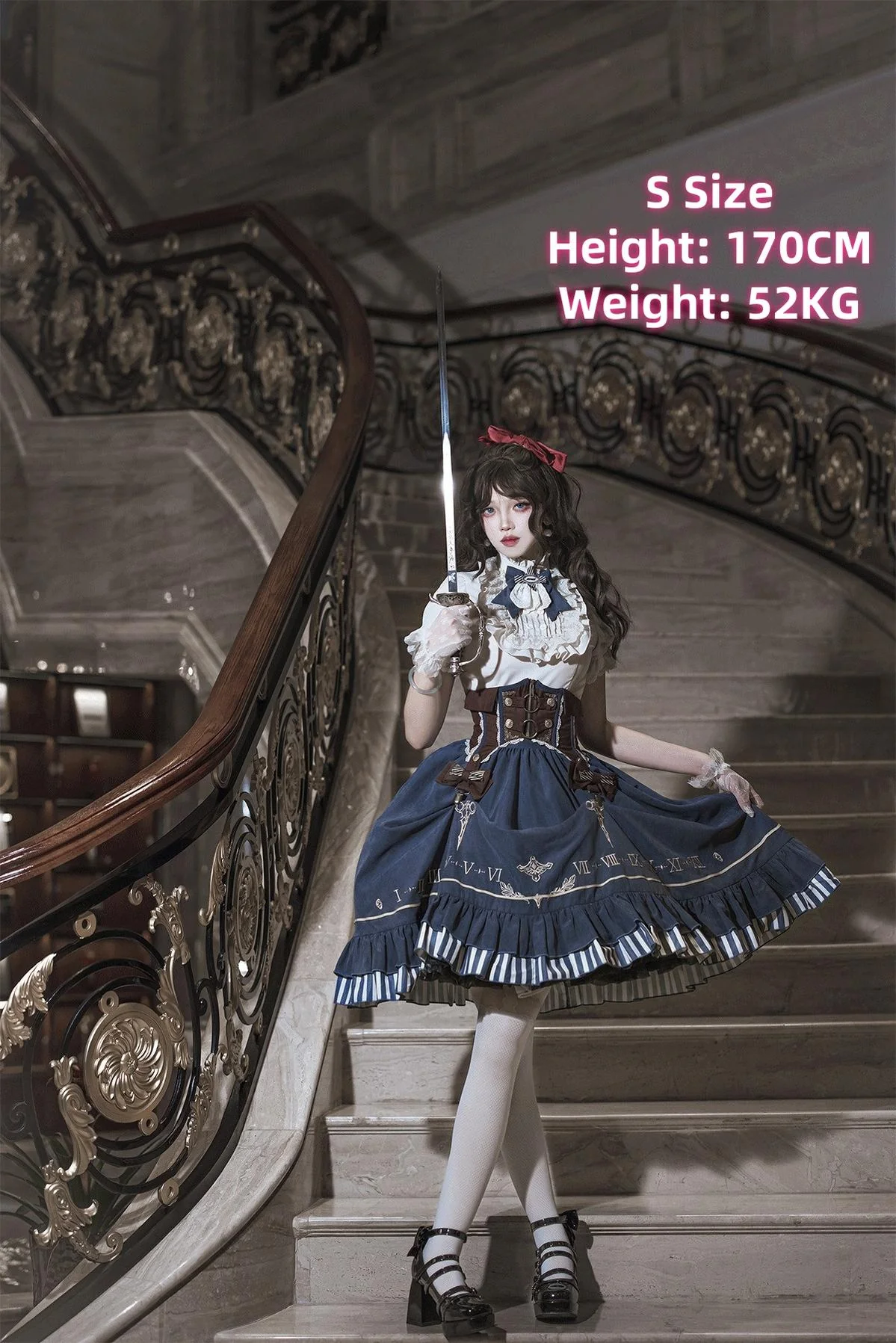 Gilded Pointer - Elegant Classic Lolita Skirt Suit Punk Lolita Style - Image 3