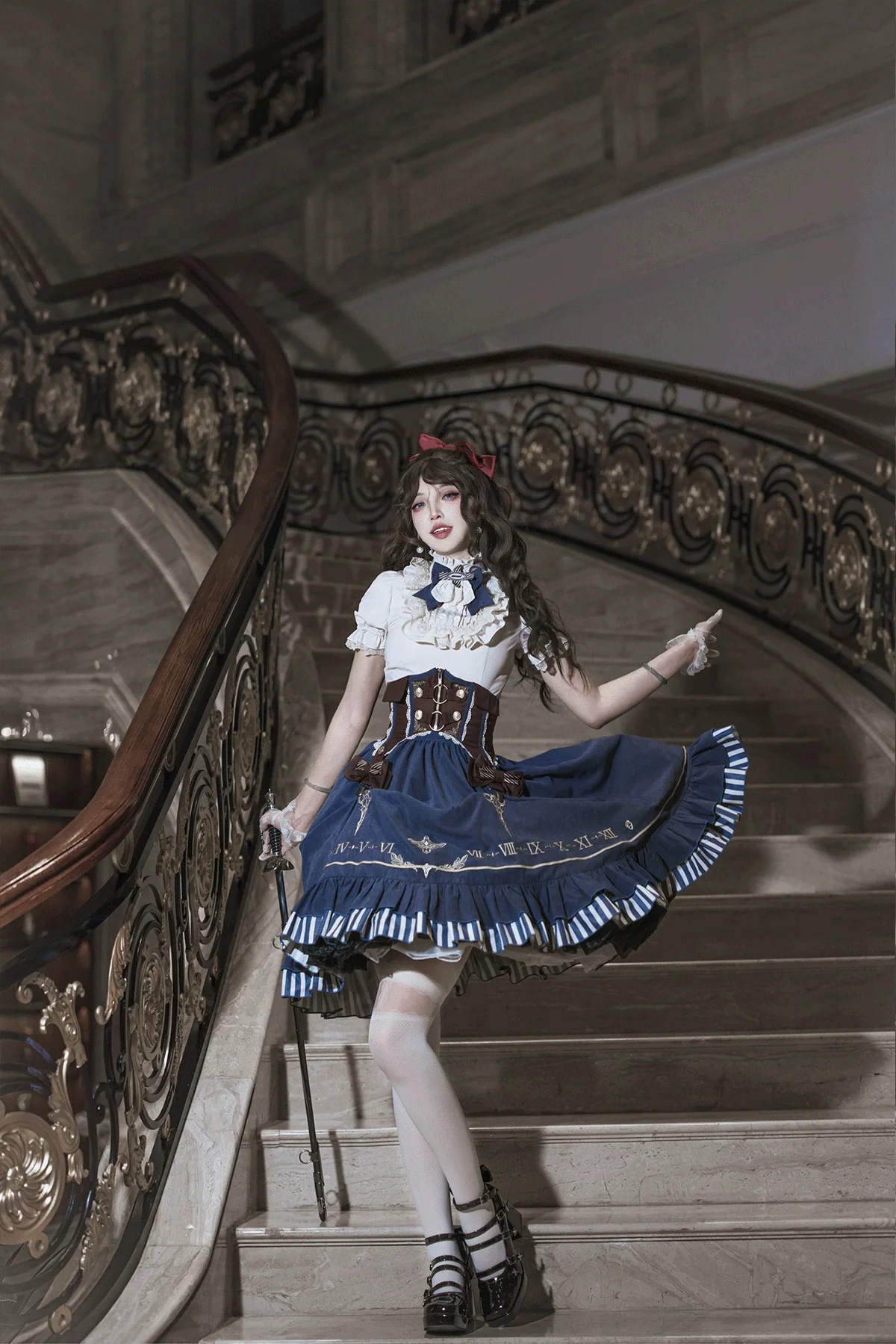 Gilded Pointer - Elegant Classic Lolita Skirt Suit Punk Lolita Style - Image 6