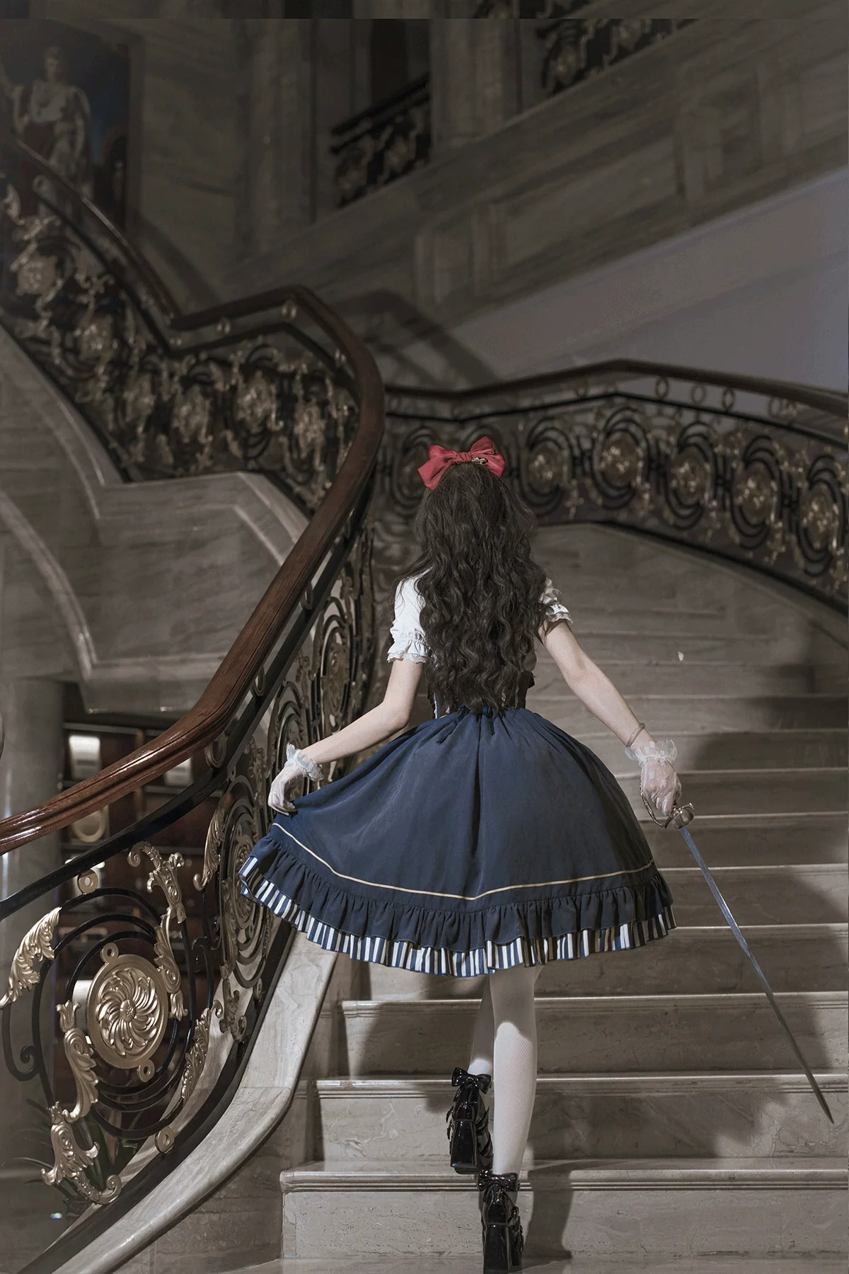 Gilded Pointer - Elegant Classic Lolita Skirt Suit Punk Lolita Style - Image 7