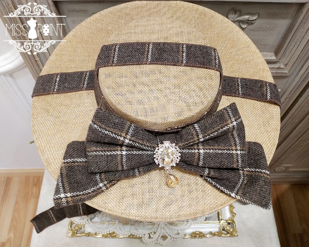 Miss point - Rose Silhouette - Elegant Handmade Lolita Flat Hat - Image 22