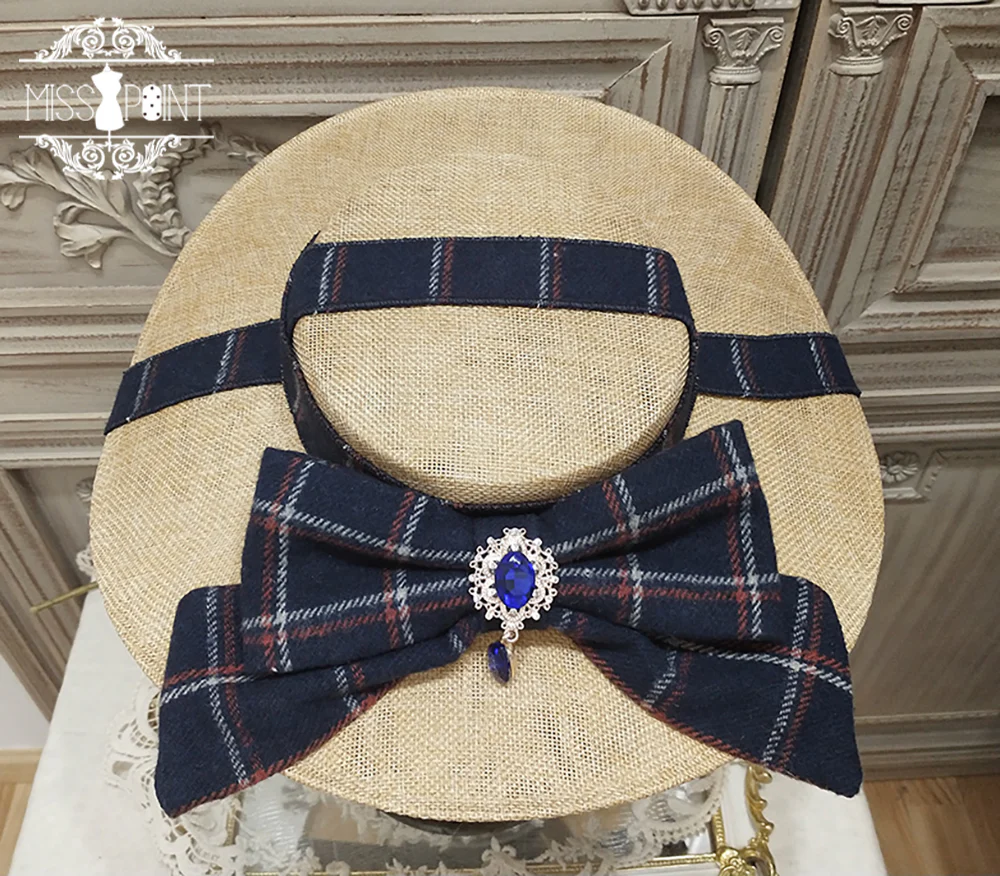 Miss point - Rose Silhouette - Elegant Handmade Lolita Flat Hat - Image 24