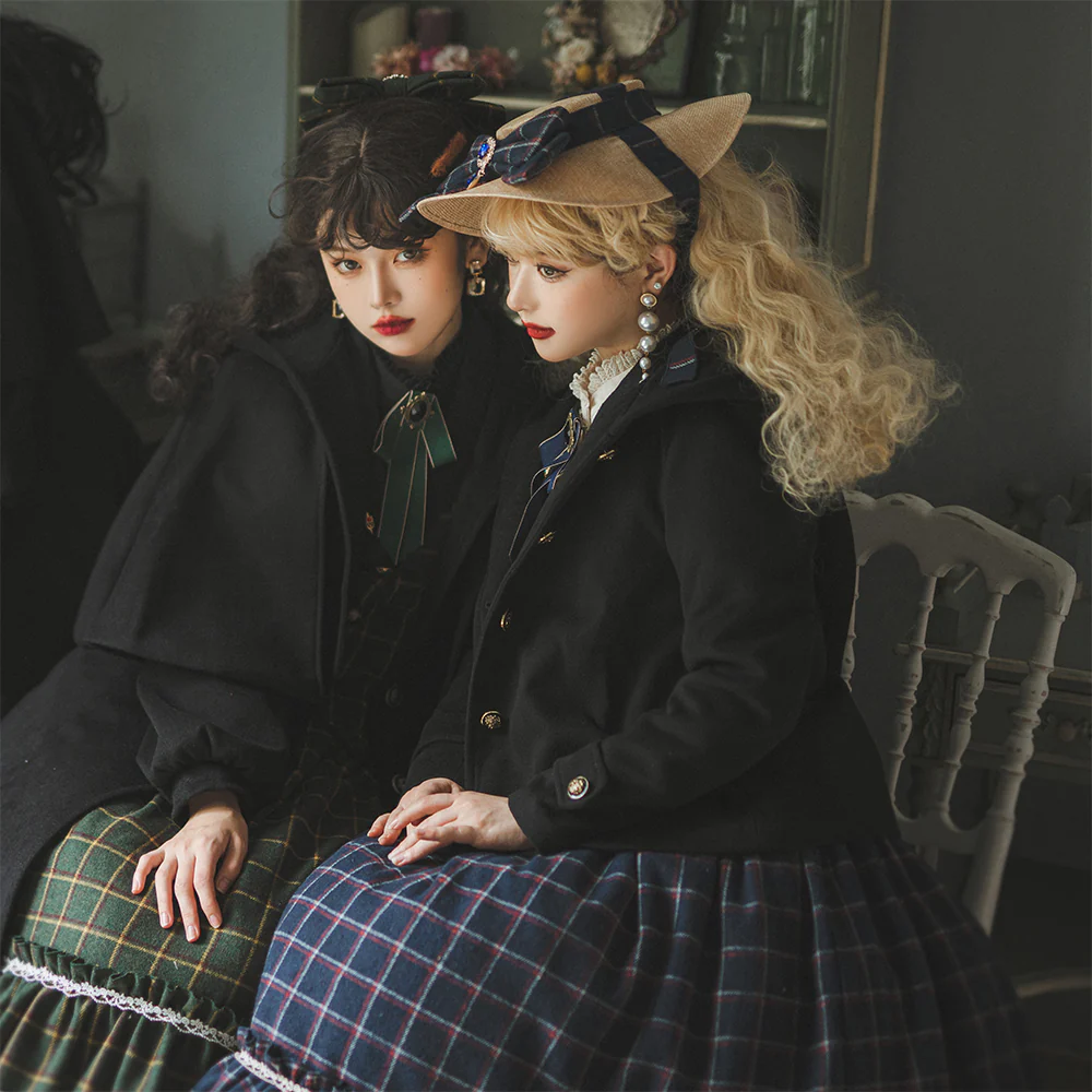 Miss point - Rose Silhouette - Elegant Handmade Lolita Flat Hat - Image 9