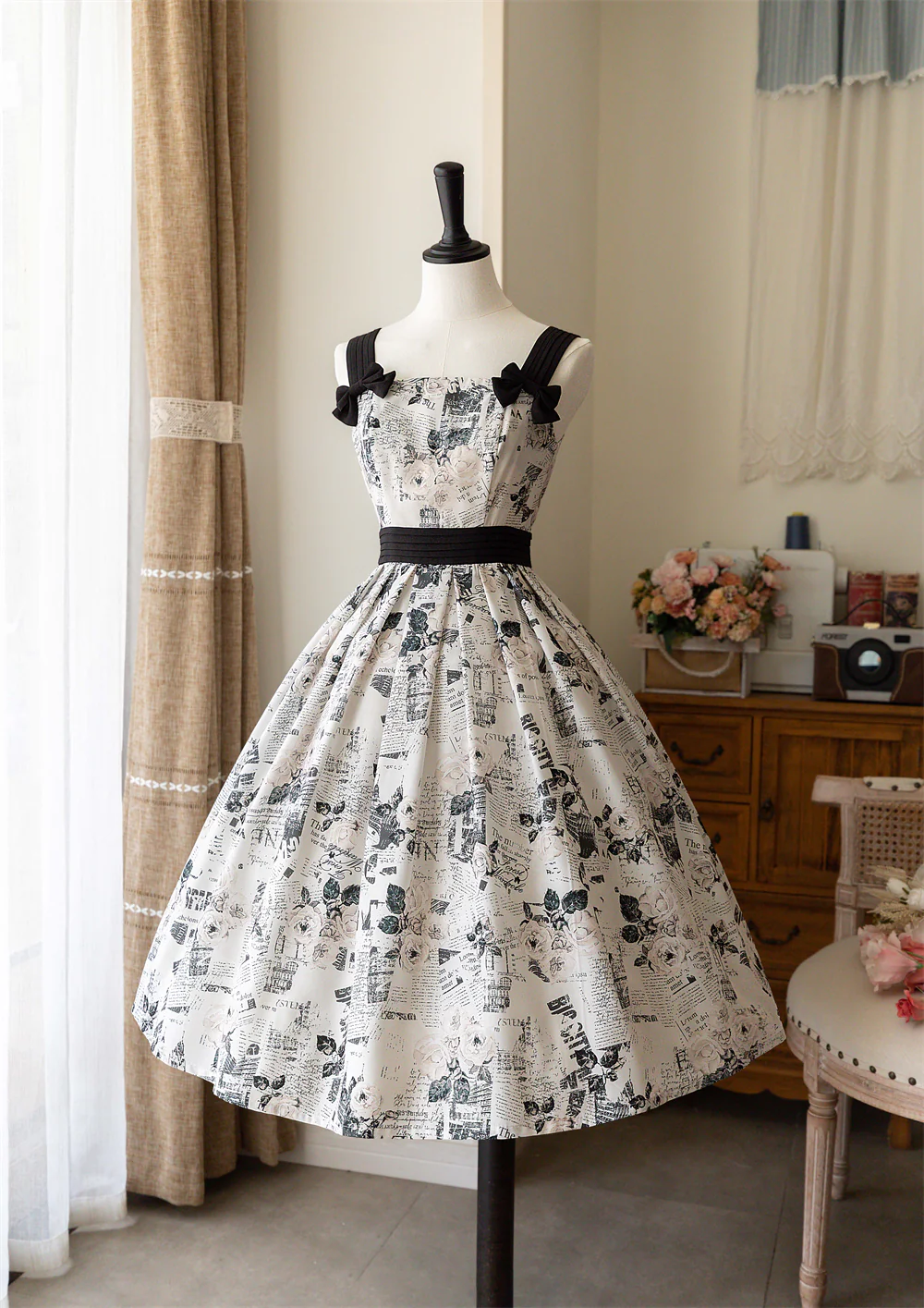 Forest Holiday - Elegant Lolita Foral Print JSK Dress Multicolors - Image 20