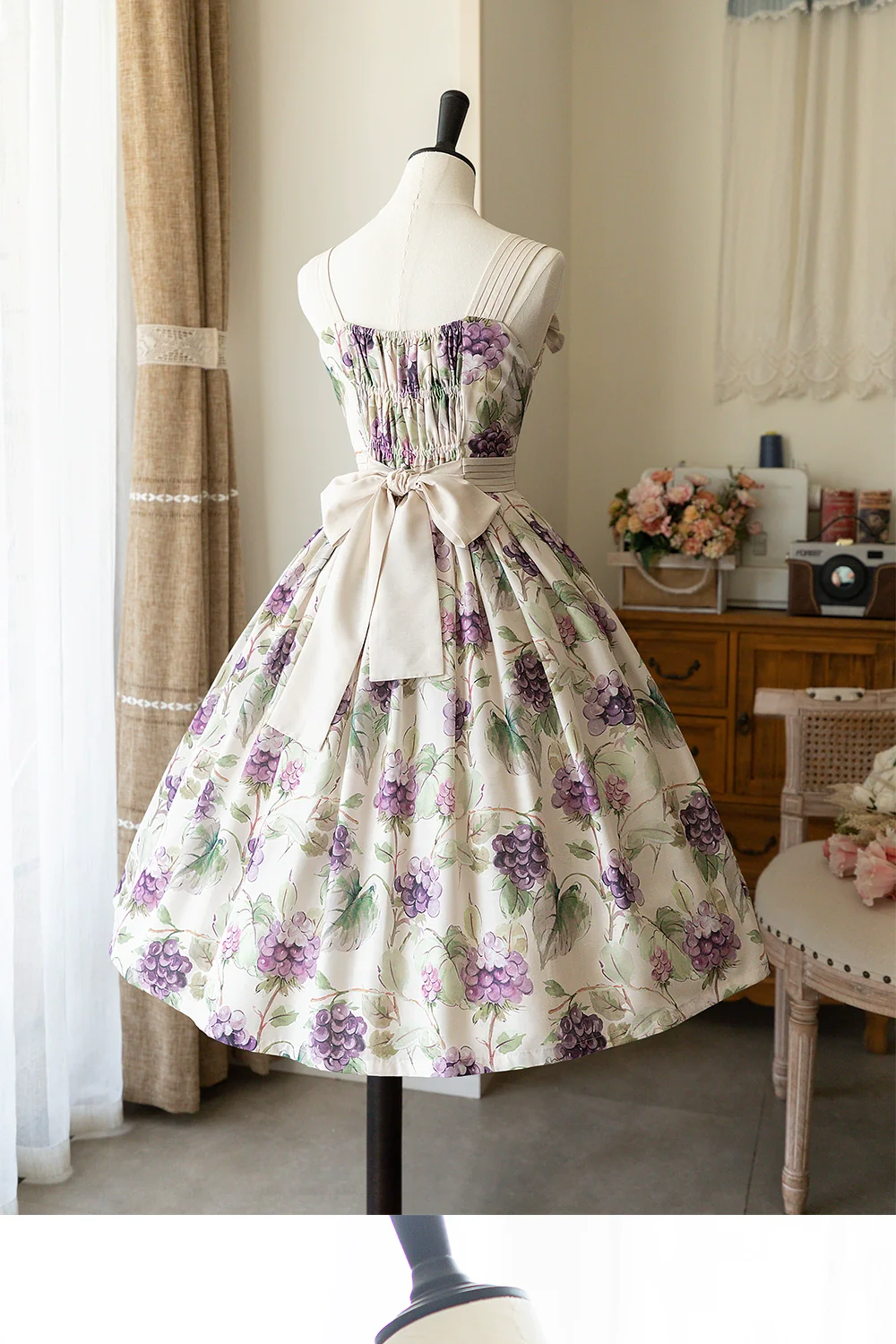 Forest Holiday - Elegant Lolita Foral Print JSK Dress Multicolors - Image 23