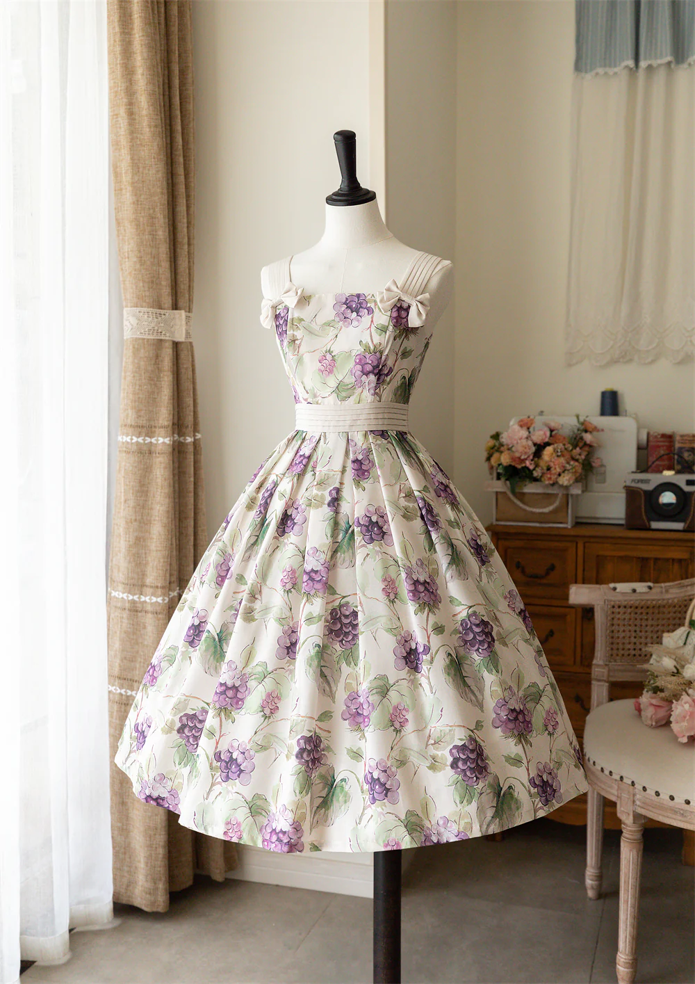 Forest Holiday - Elegant Lolita Foral Print JSK Dress Multicolors - Image 25