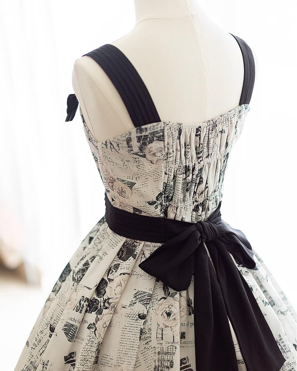 Forest Holiday - Elegant Lolita Foral Print JSK Dress Multicolors - Image 28