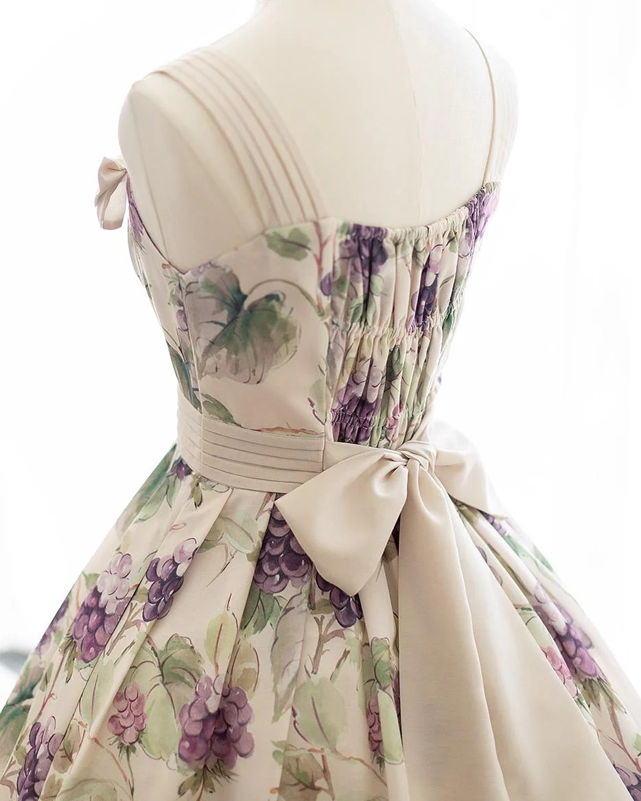 Forest Holiday - Elegant Lolita Foral Print JSK Dress Multicolors - Image 32