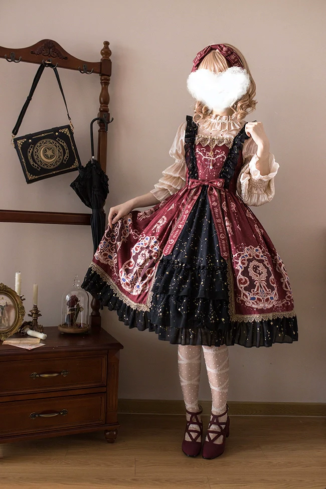 Cheese Cocoa - Star Drop Ceremony - Elegant Lolita Blouse Puff Sleeve Long Sleeve Shirt - Image 3