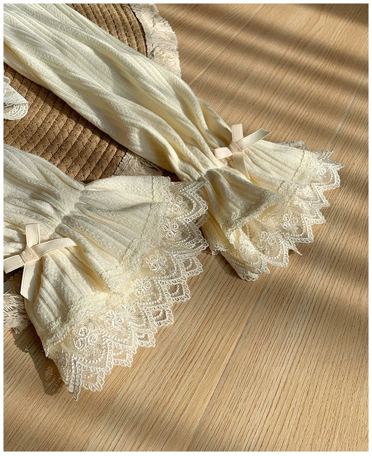 Bloom Period - Elegant Lolita Bolero, Layered Lace Ruffles - Image 18