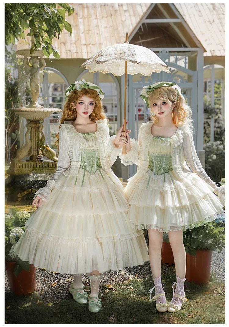 Morning Dew - Elegant Lolita Cardigan, Ruffle & Butterfly Pattern - Image 15