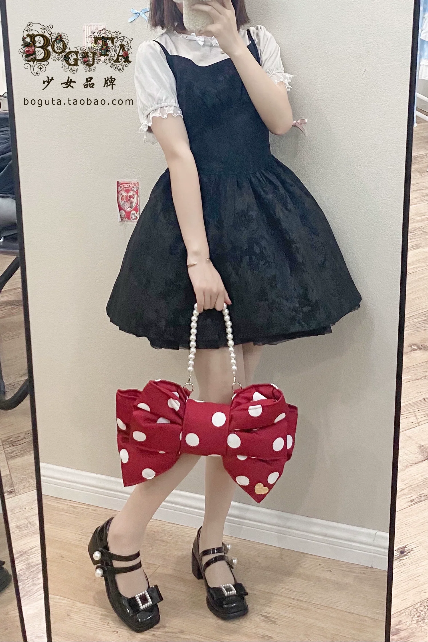 Elegant Lolita Detachable Bag Shoulder Straps & Pearl Chains - Image 14