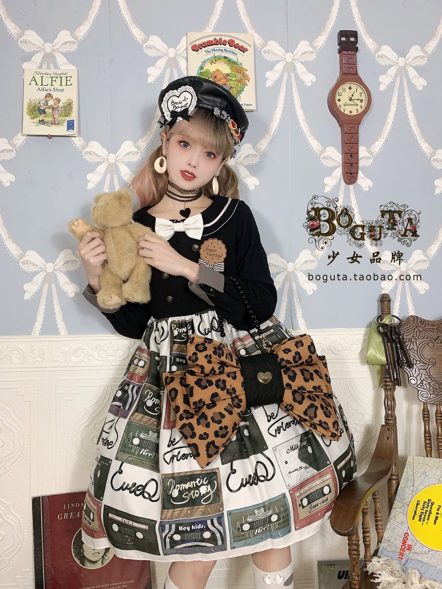 Elegant Lolita Detachable Bag Shoulder Straps & Pearl Chains - Image 16