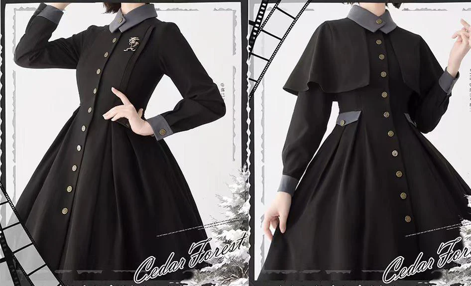 Elegant Lolita Dress Winter Lolita Coat Dress - Image 10
