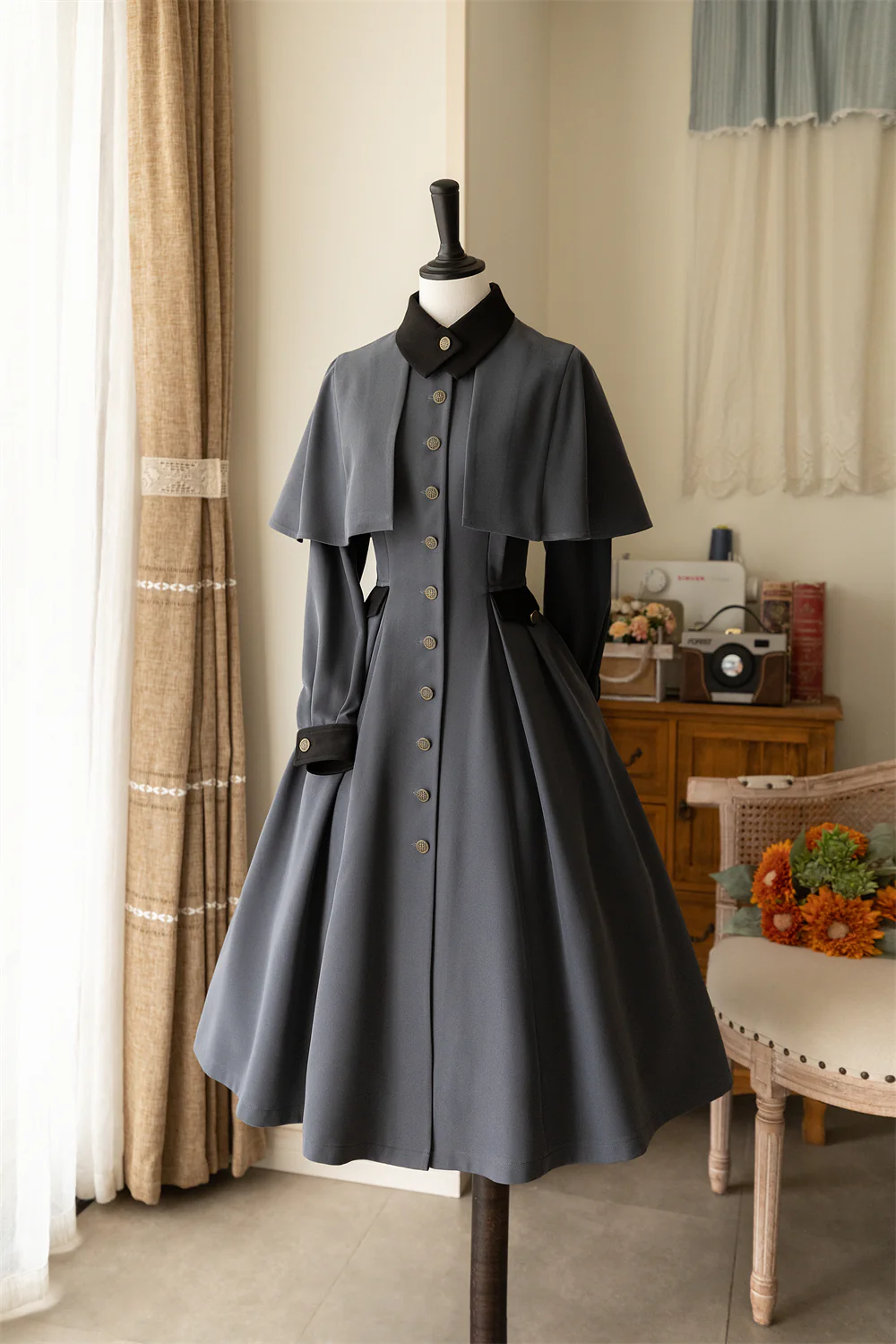 Elegant Lolita Dress Winter Lolita Coat Dress - Image 7