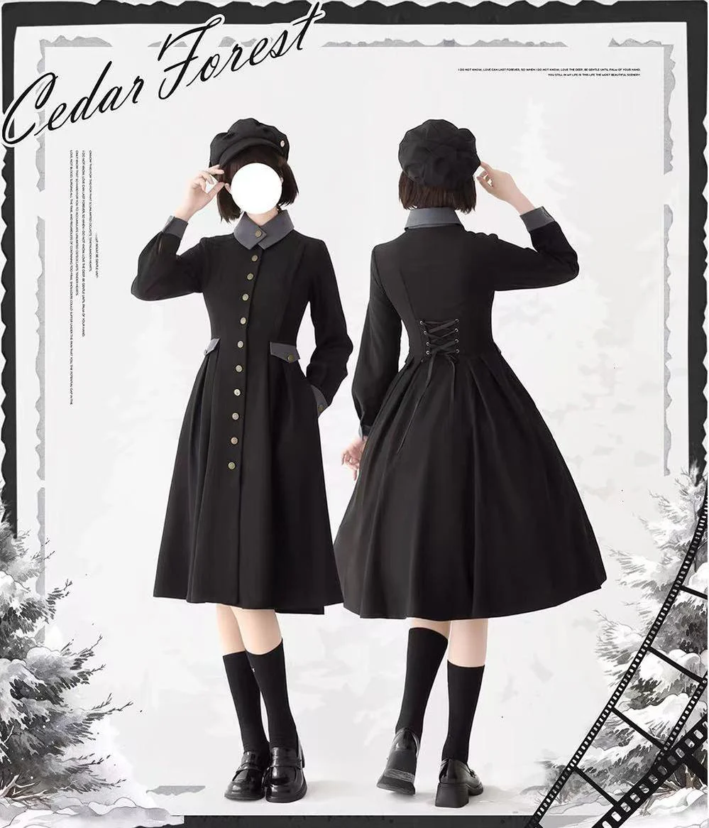 Elegant Lolita Dress Winter Lolita Coat Dress - Image 9