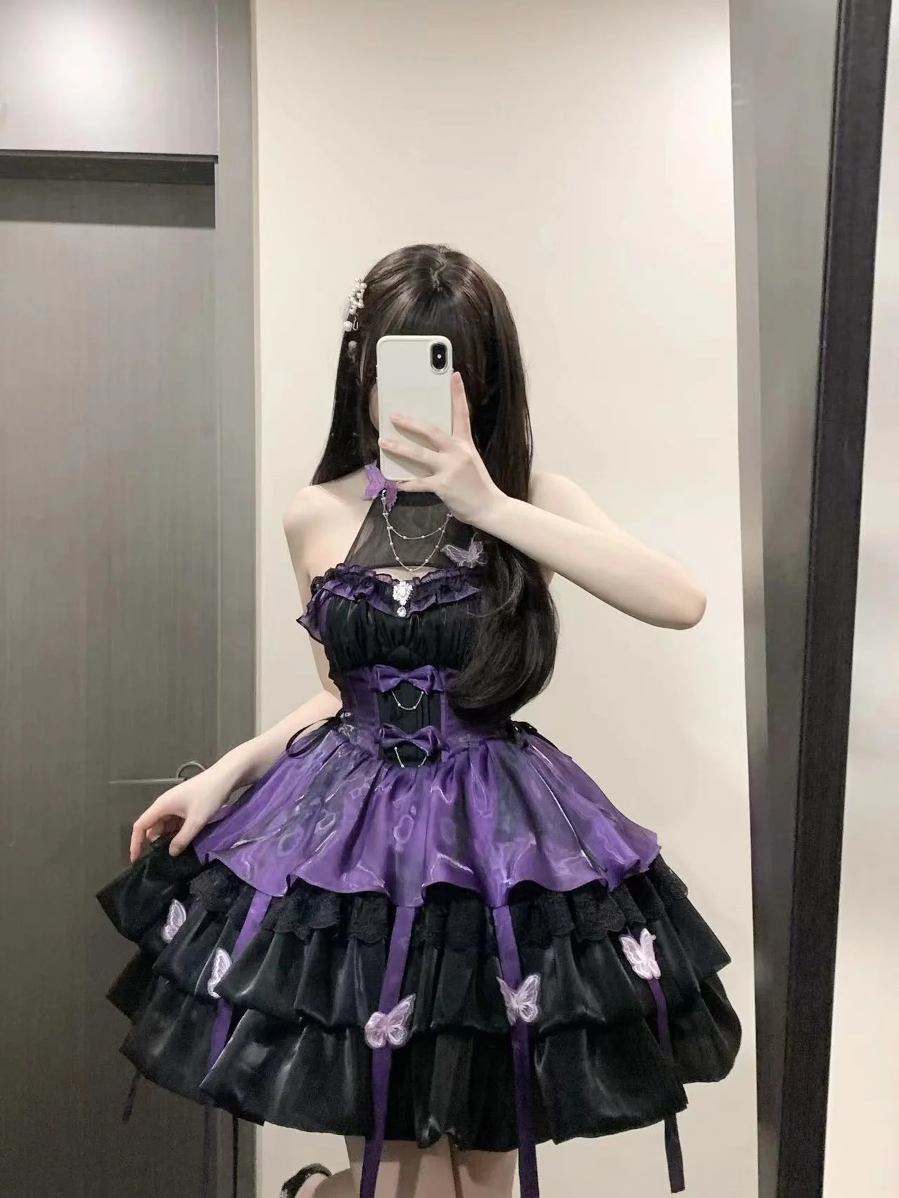 Platycodon House - Love Goddess - Elegant Lolita Dress Halter Puff Princess JSK Dress - Image 11