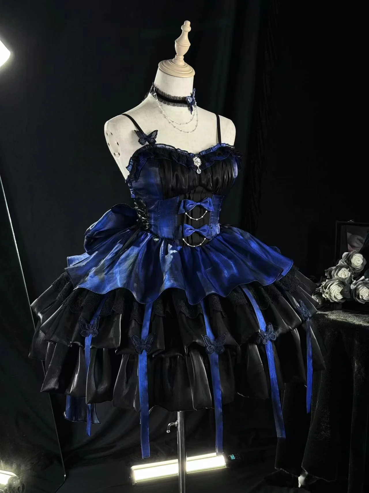 Platycodon House - Love Goddess - Elegant Lolita Dress Halter Puff Princess JSK Dress - Image 15
