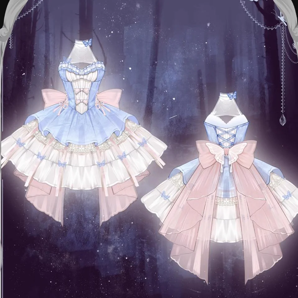 Platycodon House - Love Goddess - Elegant Lolita Dress Halter Puff Princess JSK Dress - Image 22