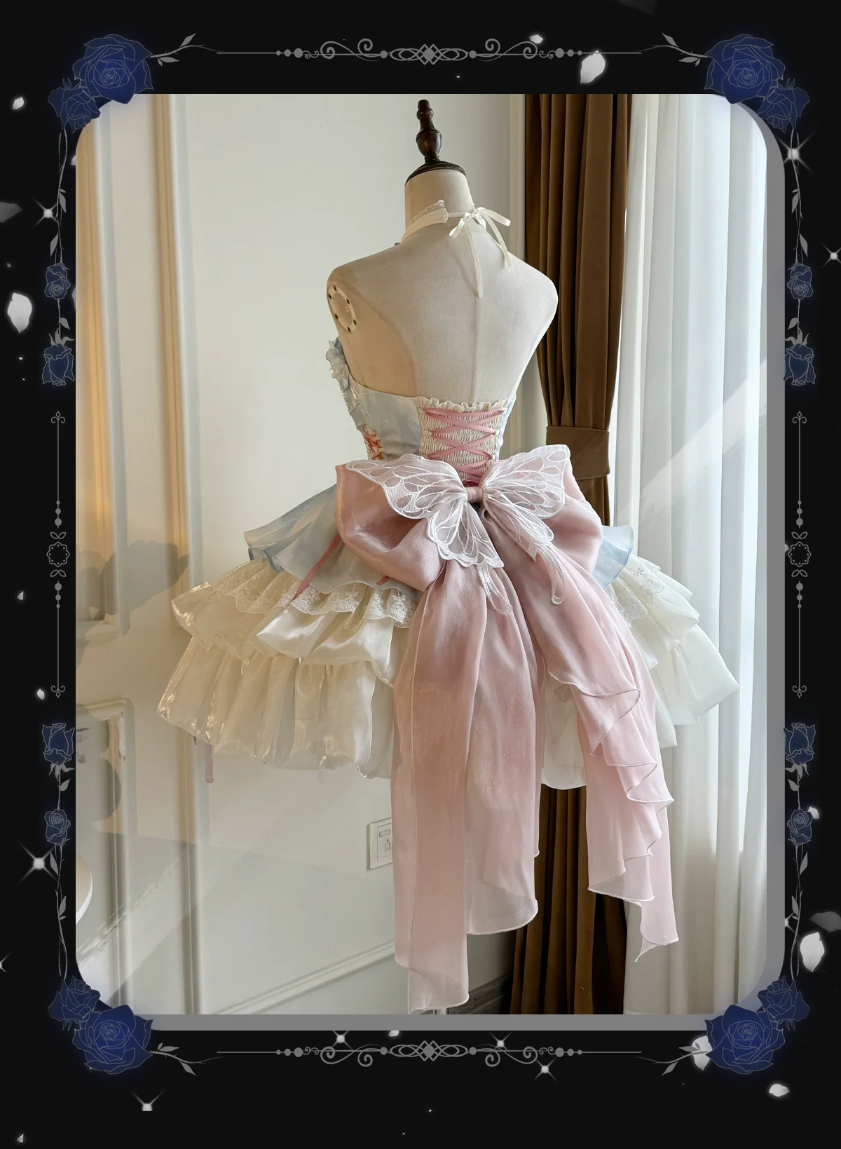 Platycodon House - Love Goddess - Elegant Lolita Dress Halter Puff Princess JSK Dress - Image 24