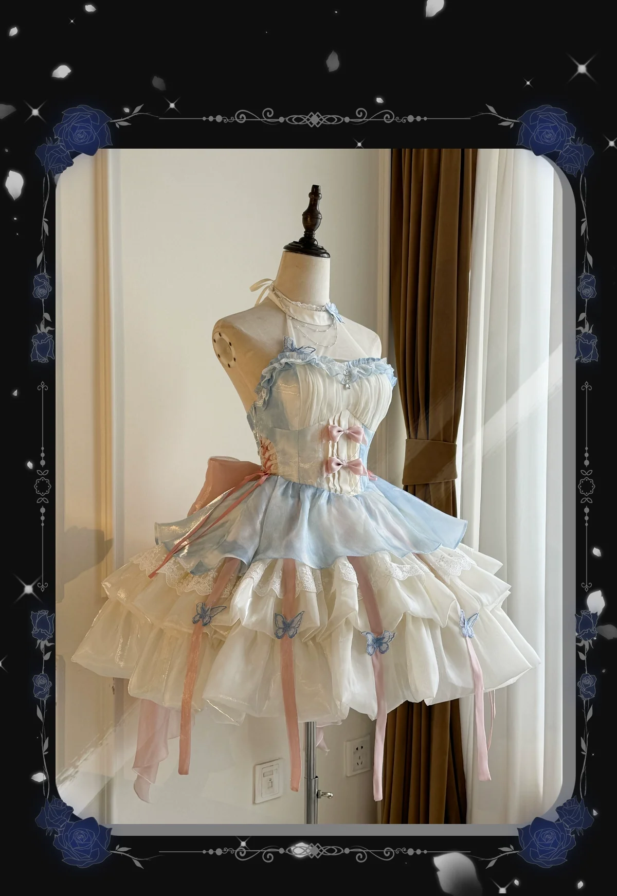 Platycodon House - Love Goddess - Elegant Lolita Dress Halter Puff Princess JSK Dress - Image 25