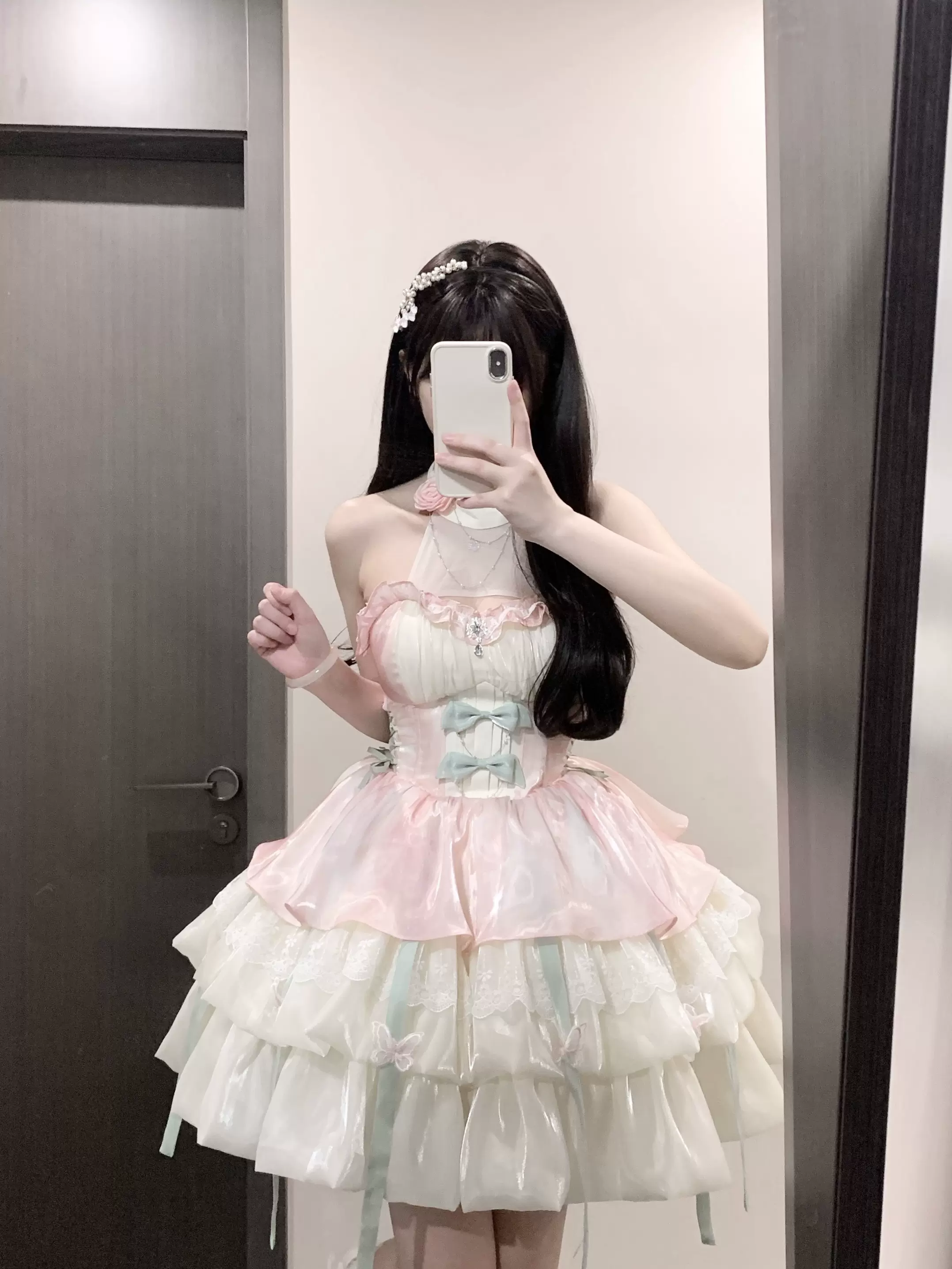 Platycodon House - Love Goddess - Elegant Lolita Dress Halter Puff Princess JSK Dress - Image 26