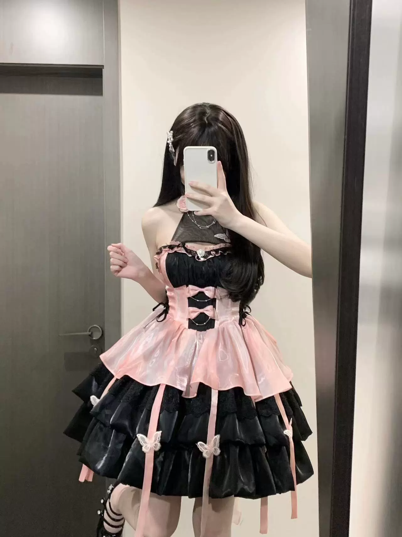 Platycodon House - Love Goddess - Elegant Lolita Dress Halter Puff Princess JSK Dress - Image 3