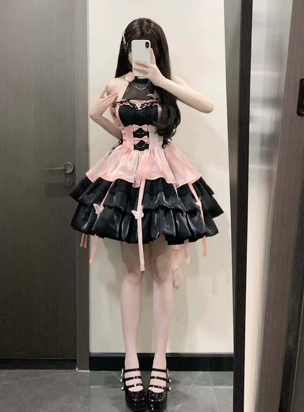 Platycodon House - Love Goddess - Elegant Lolita Dress Halter Puff Princess JSK Dress - Image 4