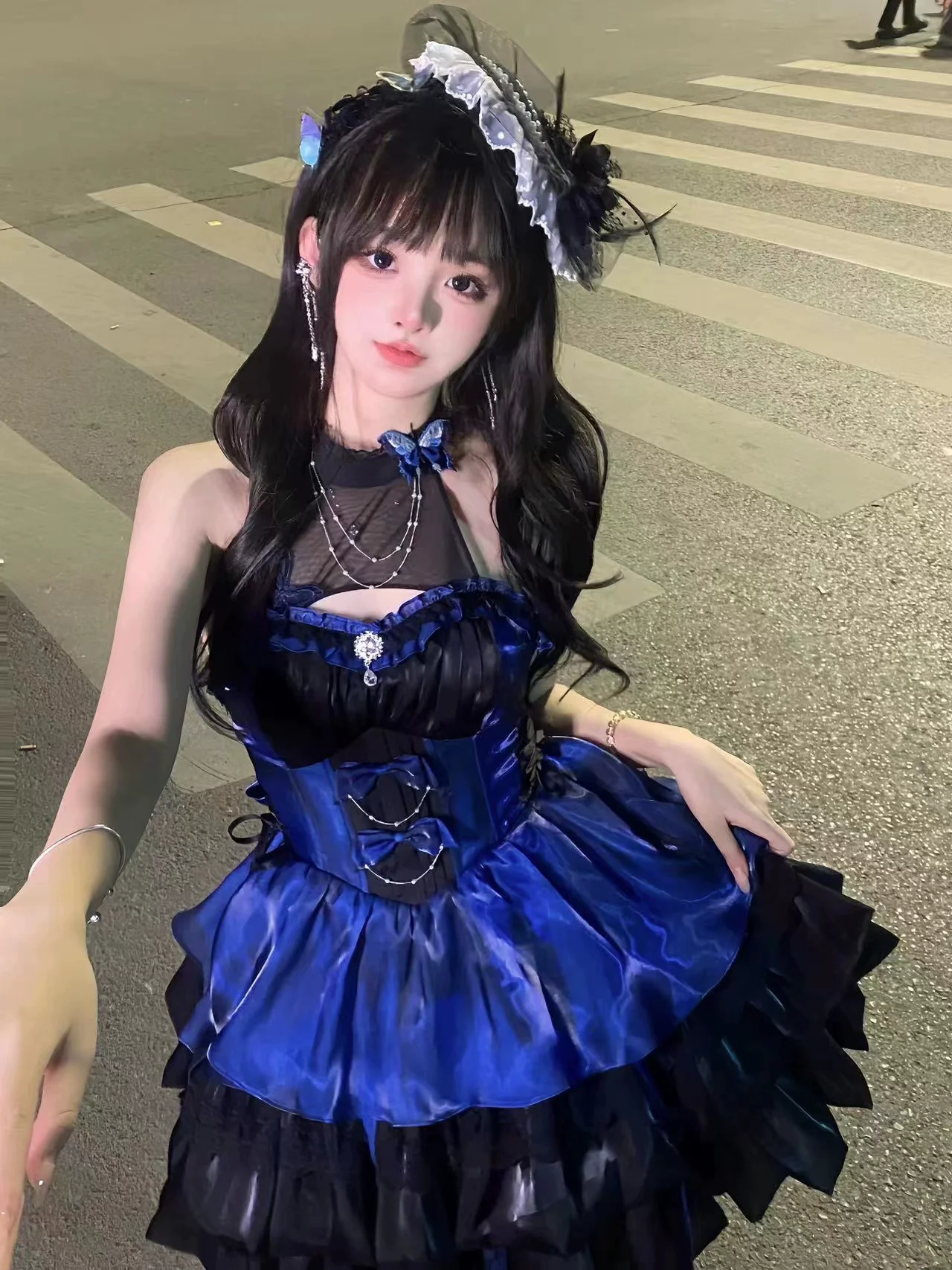Platycodon House - Love Goddess - Elegant Lolita Dress Halter Puff Princess JSK Dress - Image 7