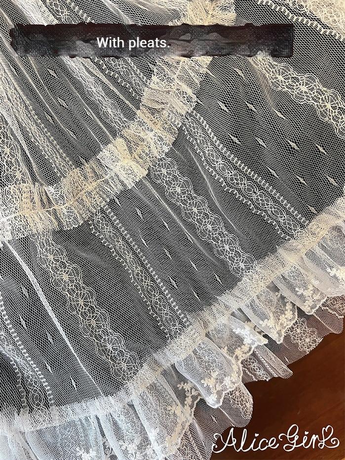 Alice Girl - Elegant Lolita Embroidered Apron with Adjustable Strap - Image 32
