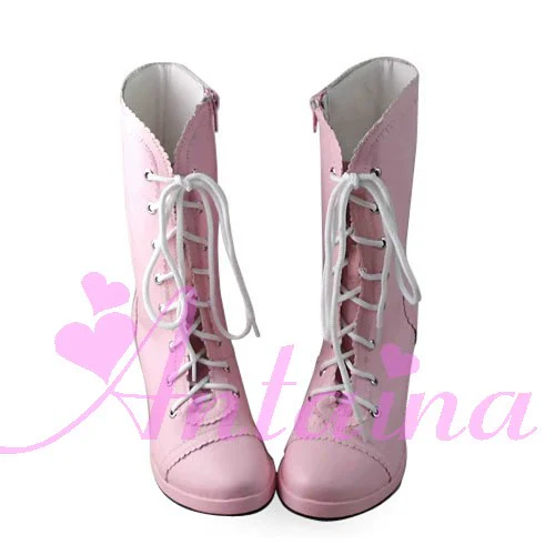 Antaina - Elegant Lolita Heel Boots Heel Shoes Multicolor - Image 18