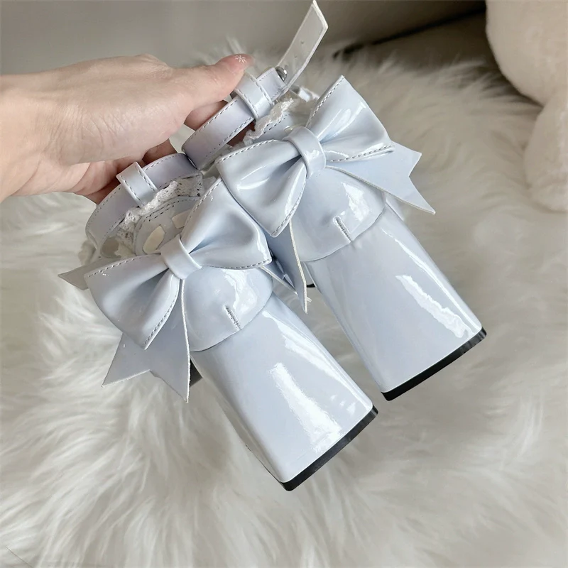 Jiangjiang Biscuit - Elegant Lolita High Heel Shoes Round Toe Low Cut - Image 18