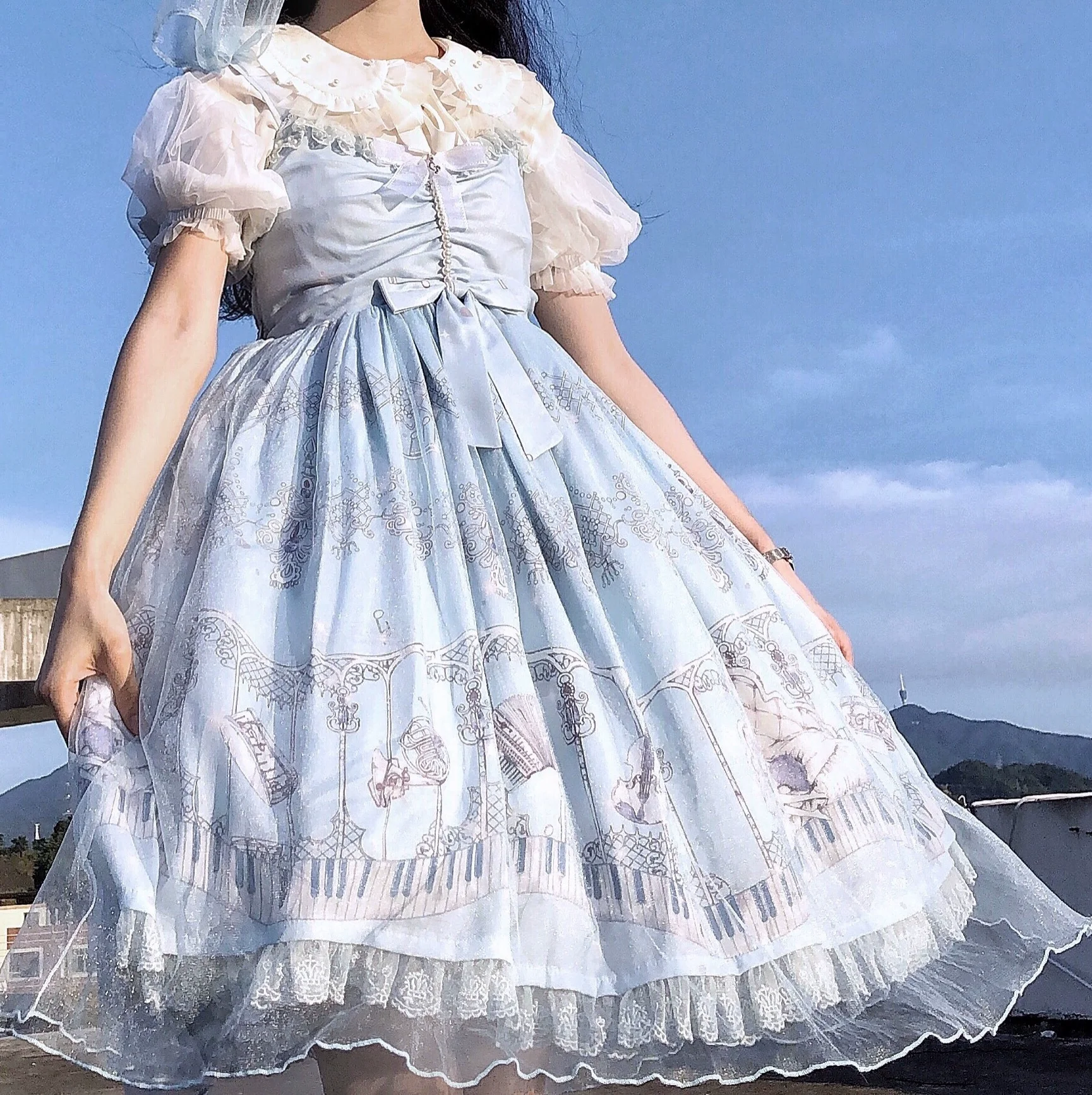Elegant Lolita JSK Dream Symphony Instrument Fairy Dress - Image 10