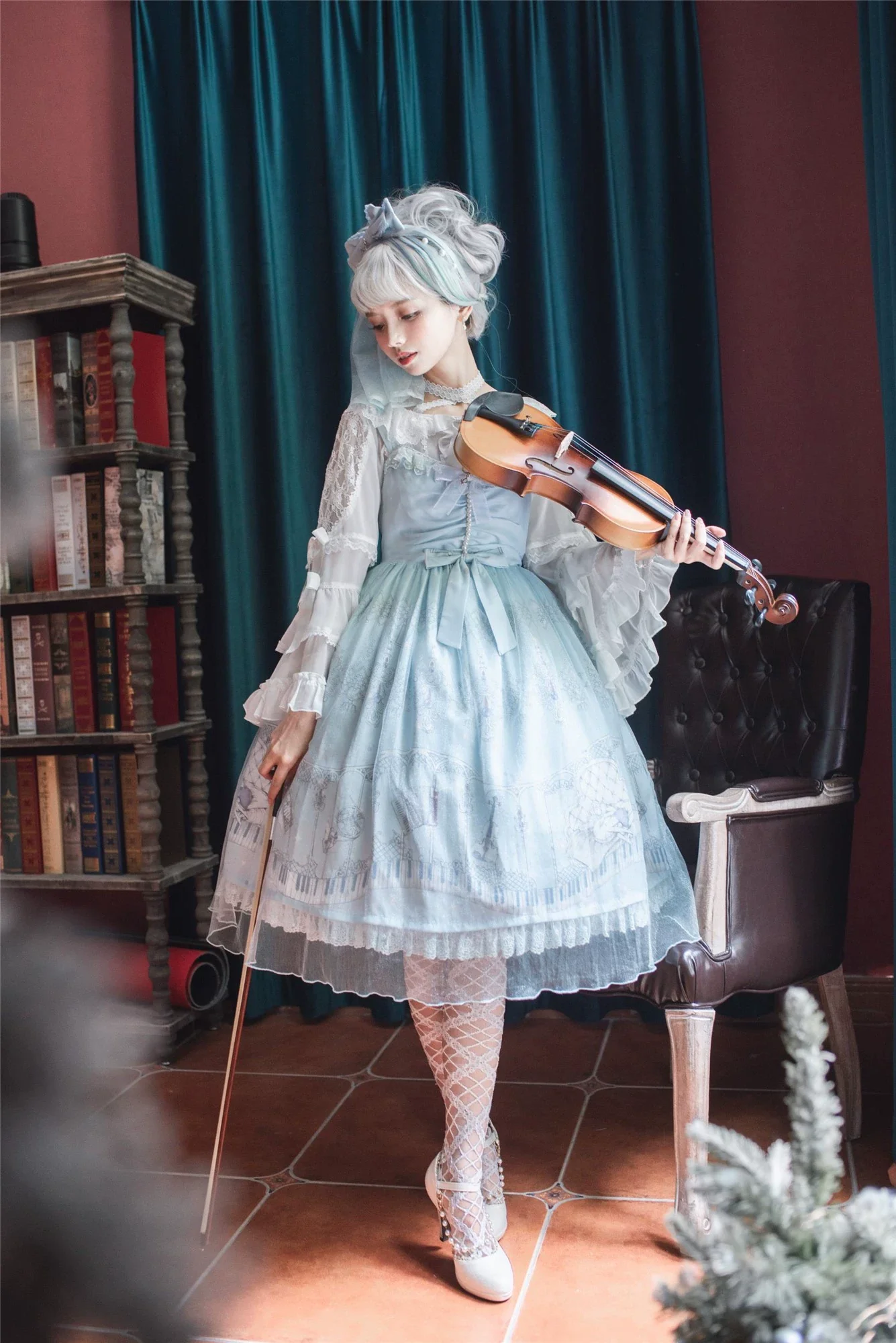 Elegant Lolita JSK Dream Symphony Instrument Fairy Dress - Image 4