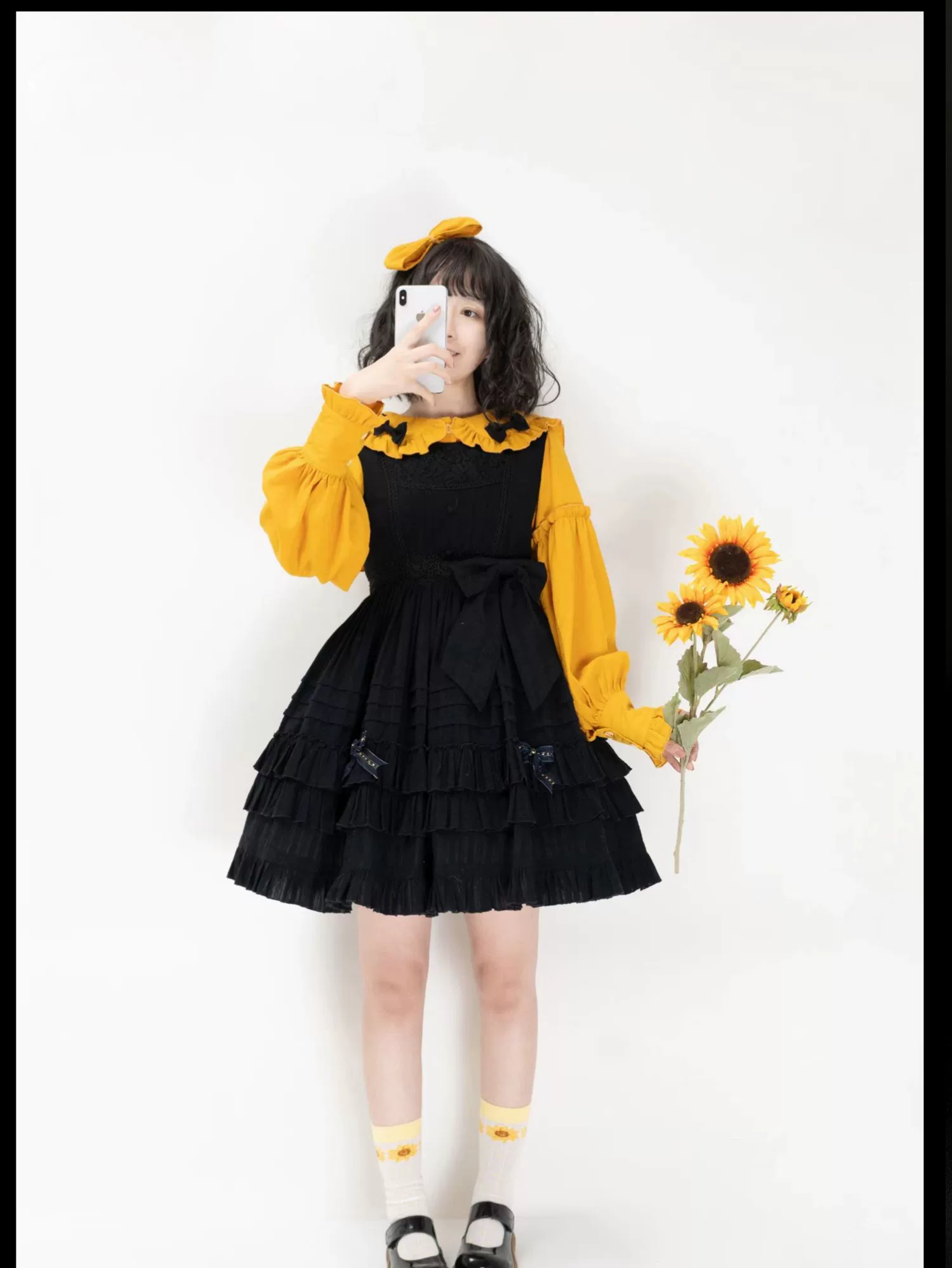 Elegant Lolita Jumper Dress Solid Color JSK - Image 10