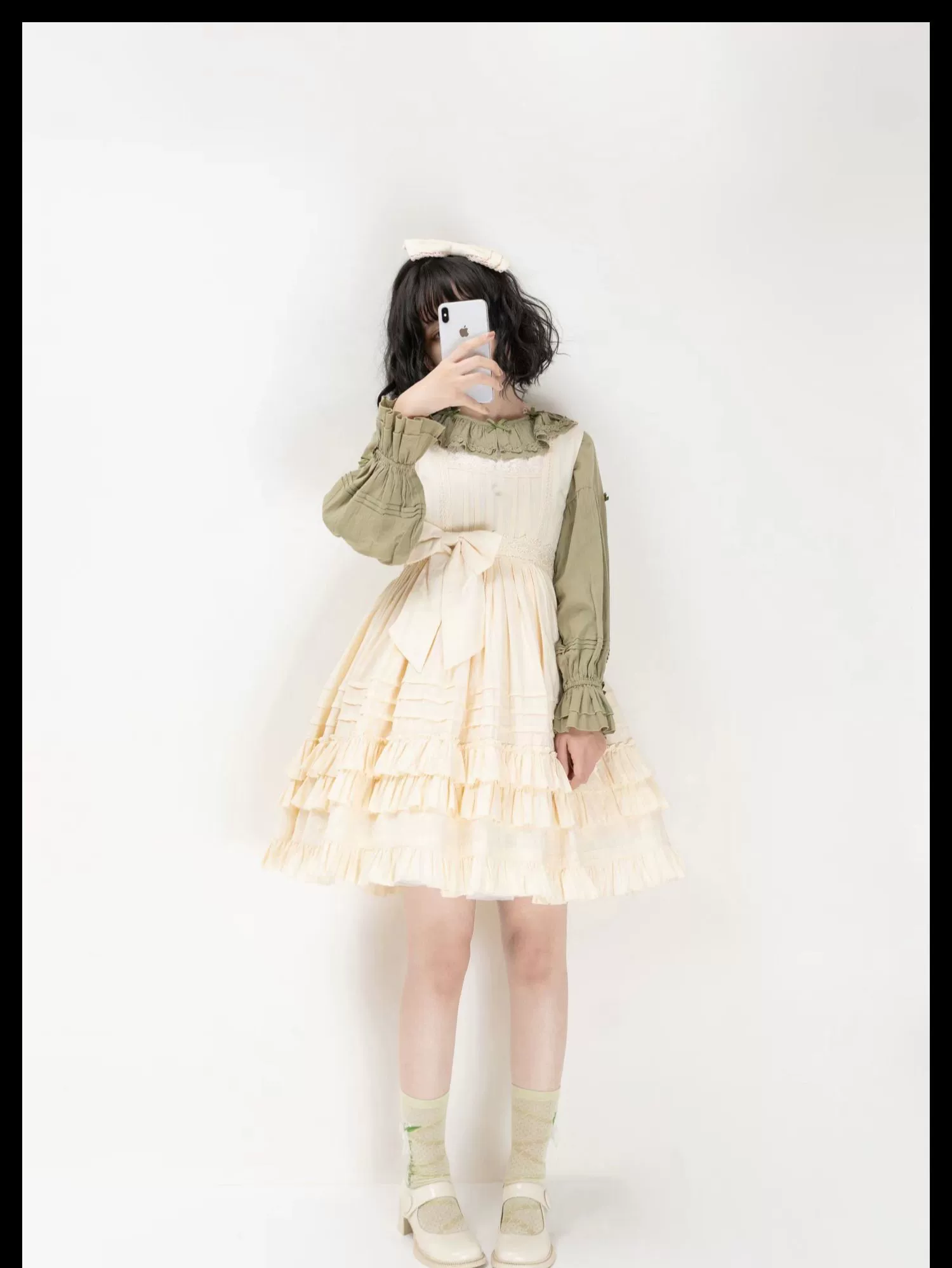 Elegant Lolita Jumper Dress Solid Color JSK - Image 9