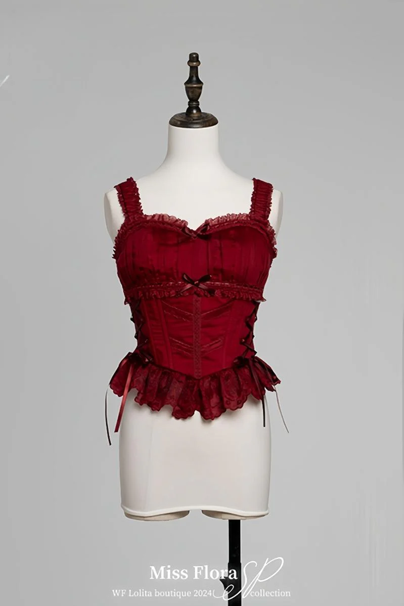 MEEKWIND - Miss Flora - Elegant Lolita Bodice Suit Tiered Skirt - Image 17