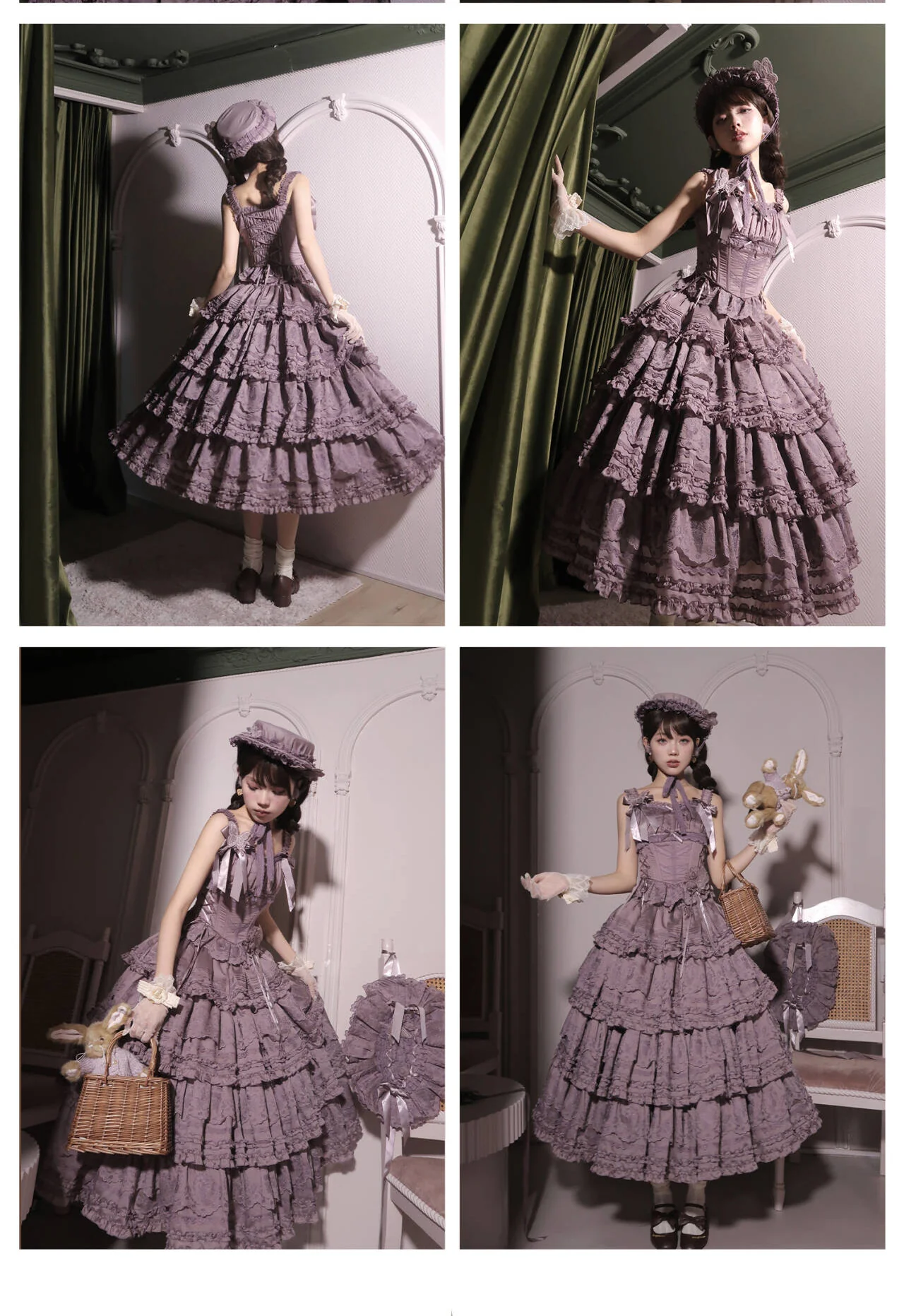MEEKWIND - Miss Flora - Elegant Lolita Bodice Suit Tiered Skirt - Image 20