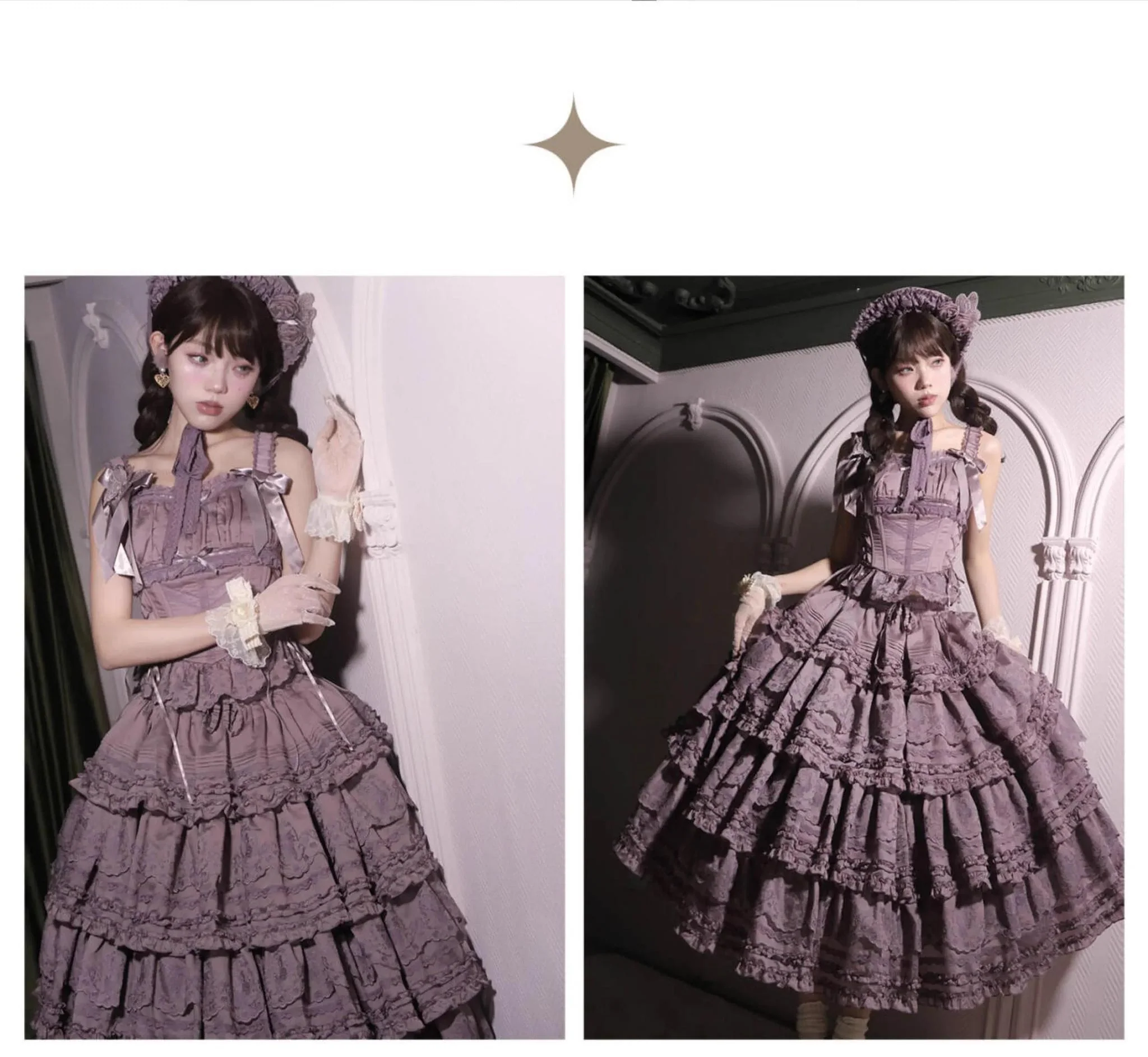 MEEKWIND - Miss Flora - Elegant Lolita Bodice Suit Tiered Skirt - Image 22