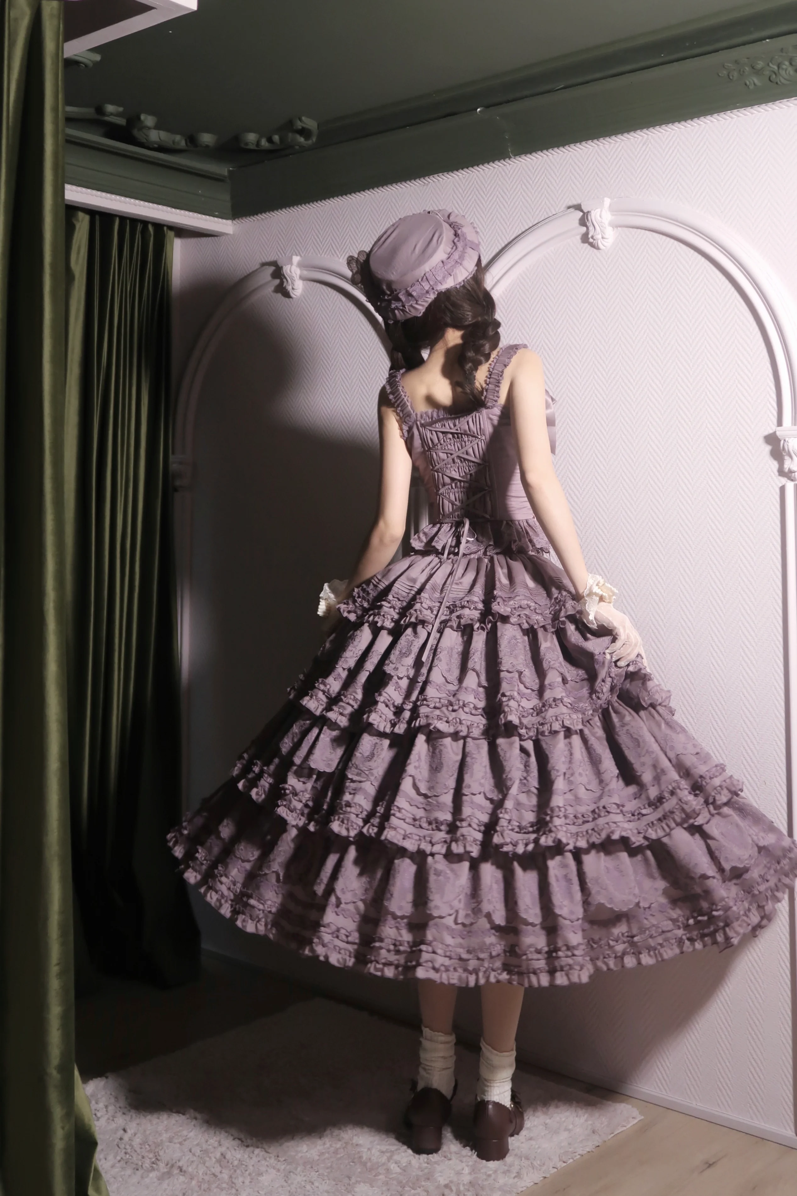 MEEKWIND - Miss Flora - Elegant Lolita Bodice Suit Tiered Skirt - Image 3