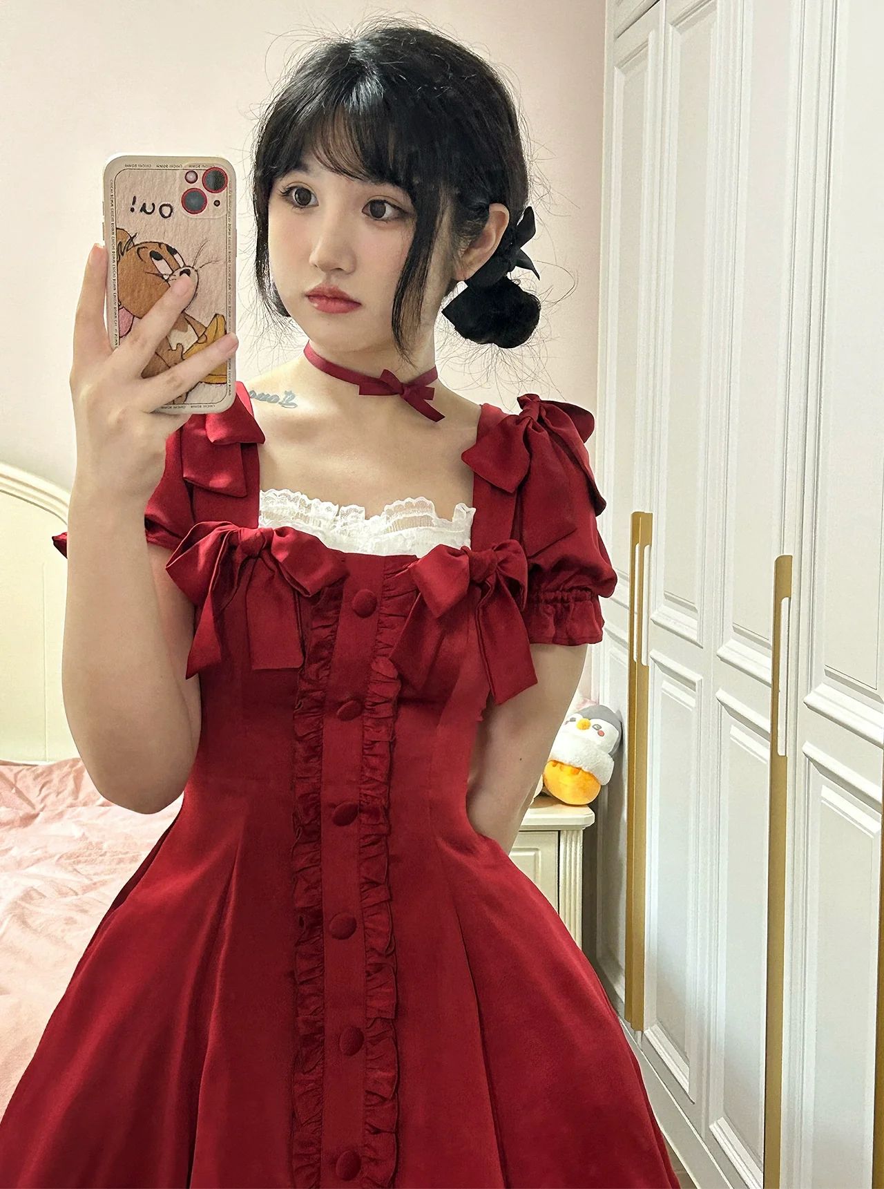 Plus Size Lolita OP Dress Summer Dress - Image 17