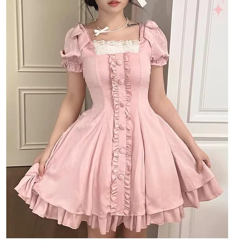 Plus Size Lolita OP Dress Summer Dress - Image 3