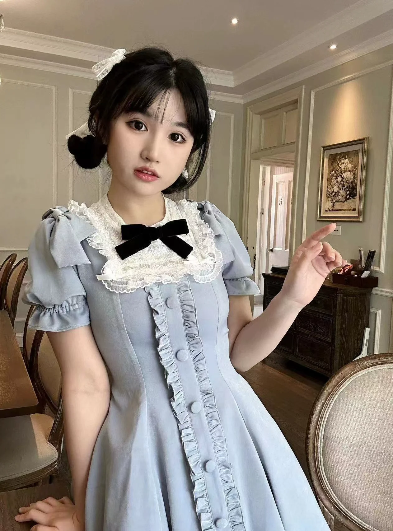 Plus Size Lolita OP Dress Summer Dress - Image 33
