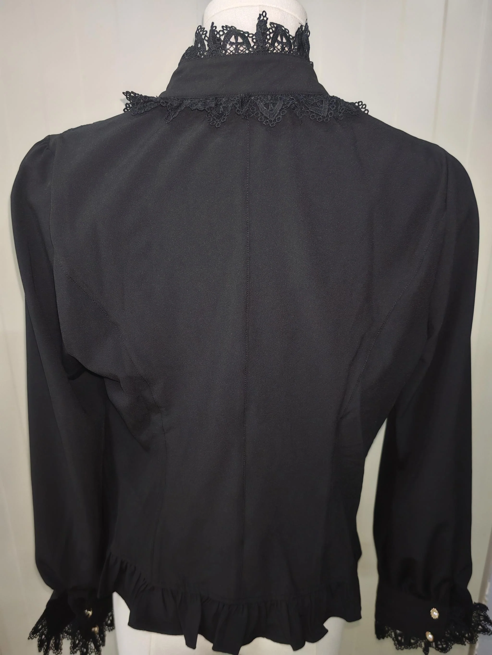 Yilia Lolita - Stand Collar Classic Lolita Blouse - Image 12