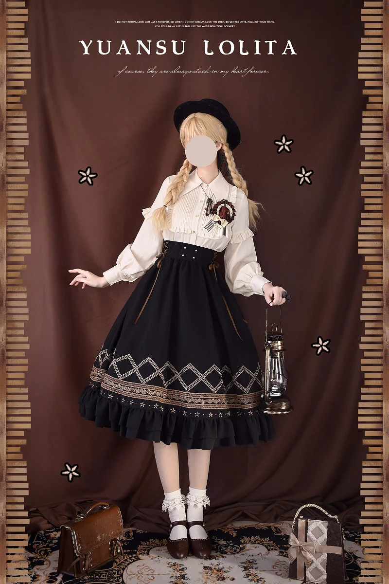 Yuan Su - Elegant  Solid Color Lolita SK - Image 20