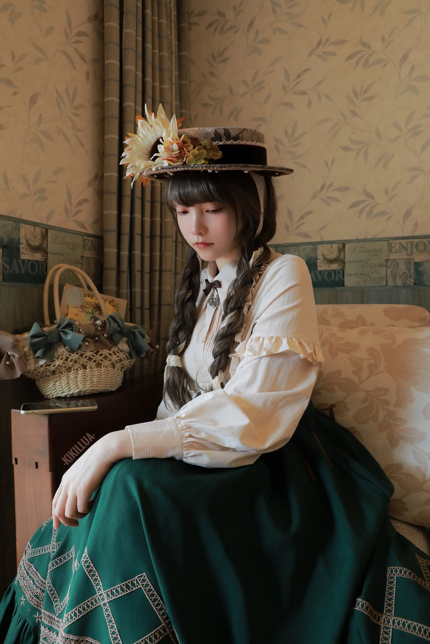 Yuan Su - Elegant  Solid Color Lolita SK - Image 9