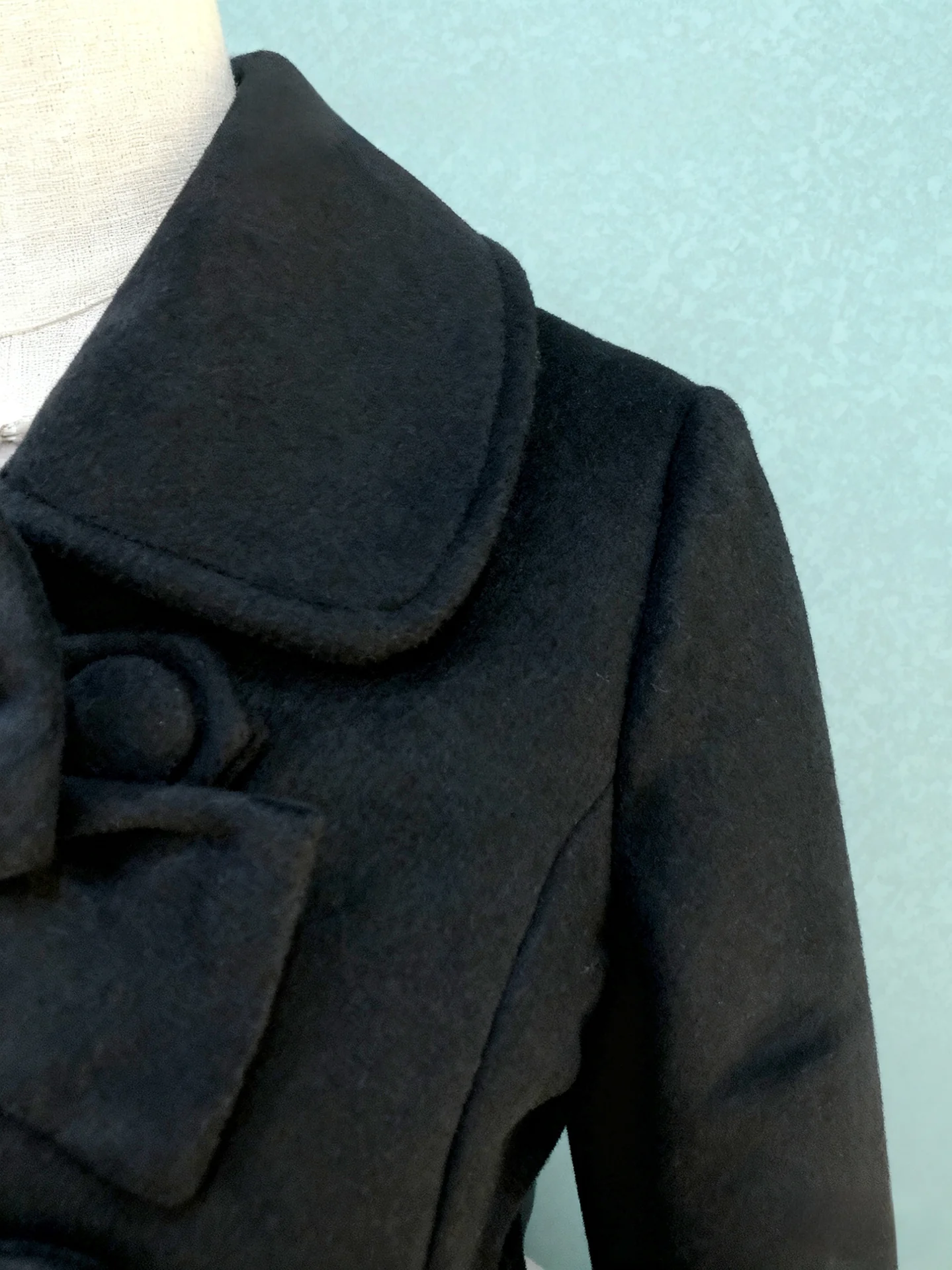 Anastasia - Madeleine - Elegant Lolita Wool Coat, Detachable Cape - Image 6