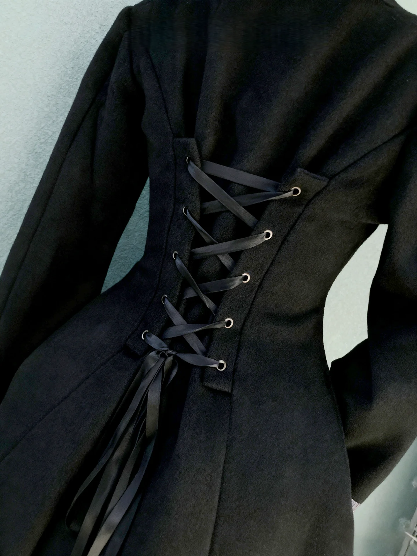 Anastasia - Madeleine - Elegant Lolita Wool Coat, Detachable Cape - Image 8