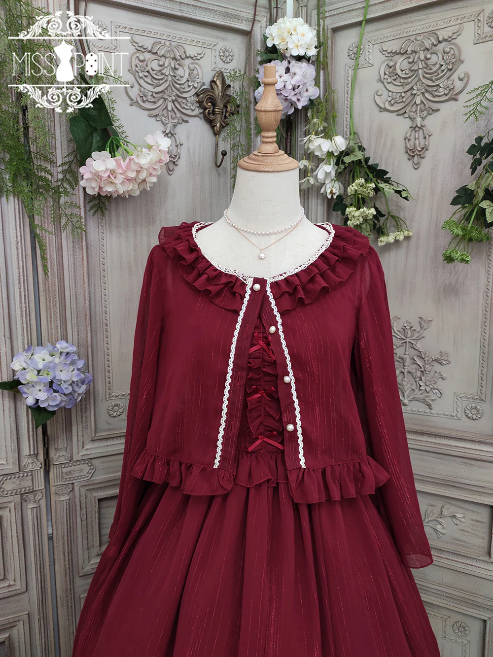 Miss point - Rhine Riverside - Summer Lolita Cardigan - Image 6
